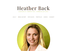 Tablet Screenshot of heatherback.info